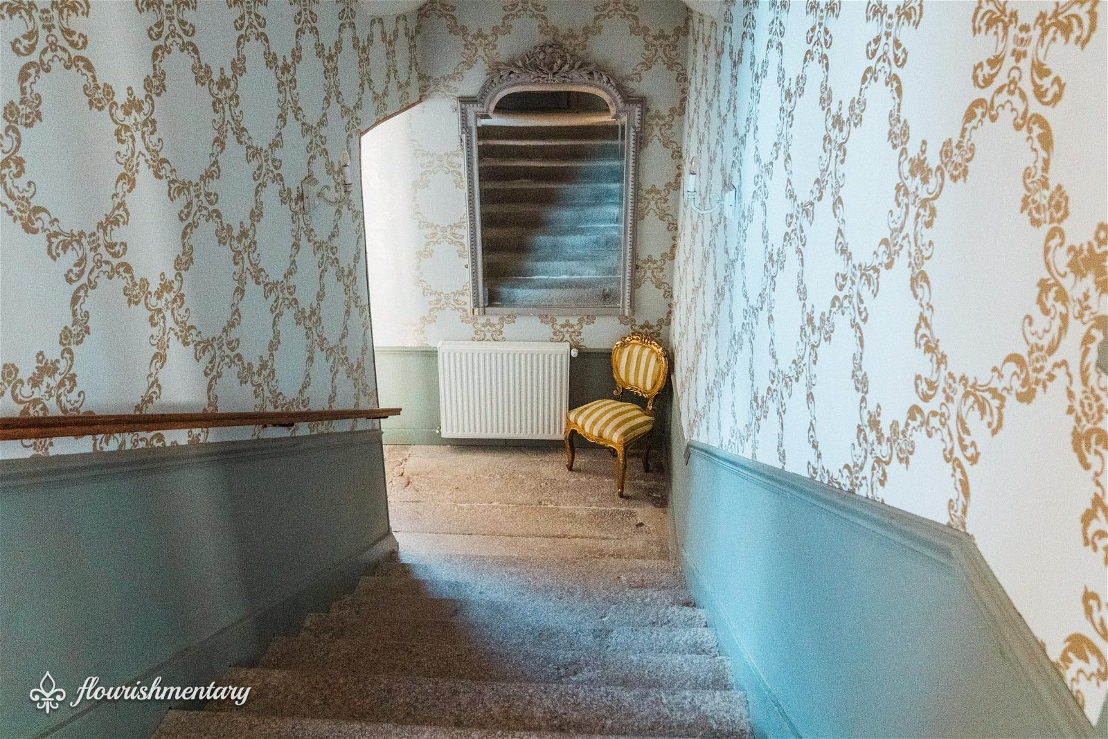 stairway chateau de lalande