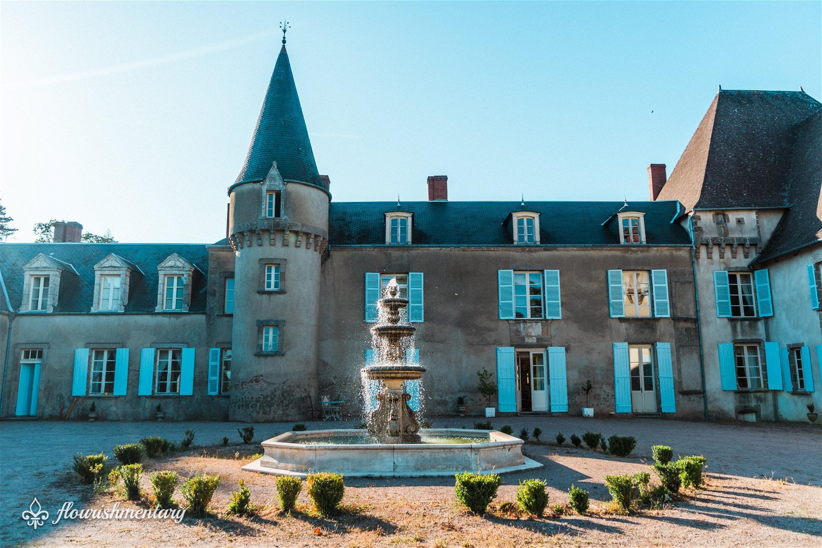 chateau de lalande fountain