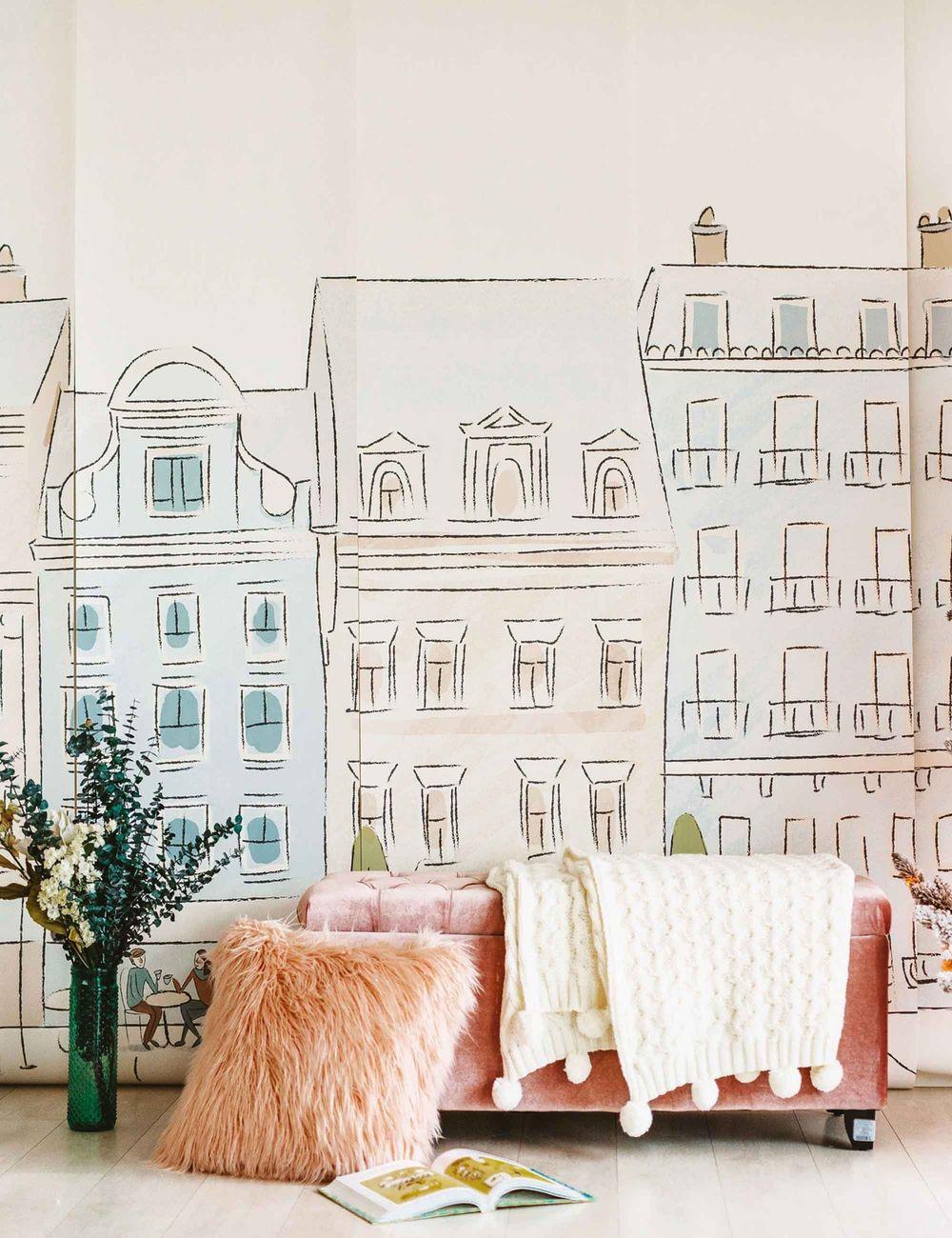Mural Living Room Wallpaper Ideas