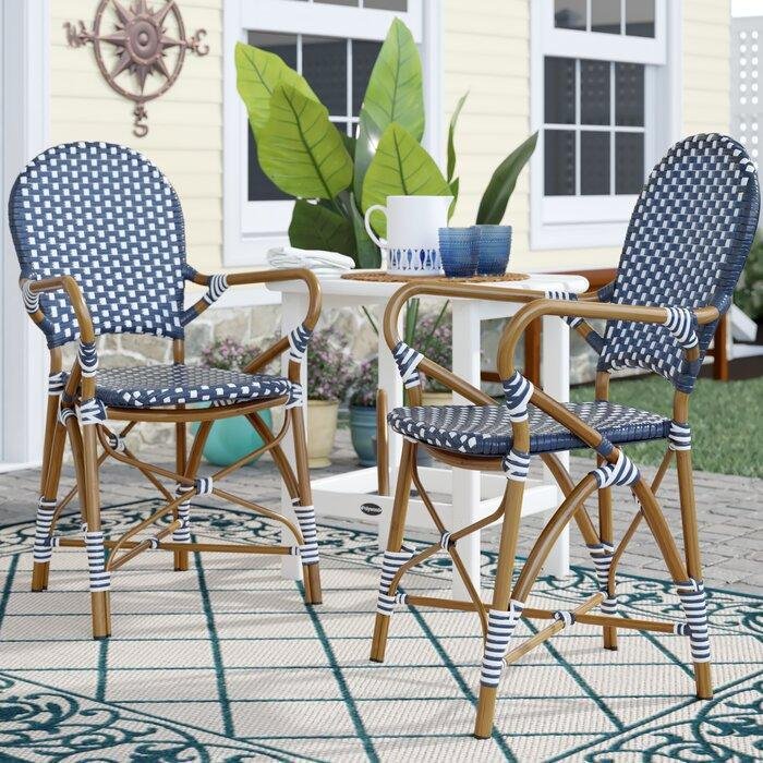 indoor outdoor french bistro chairs