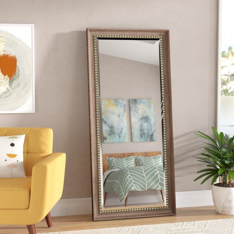 chic leaning mirror