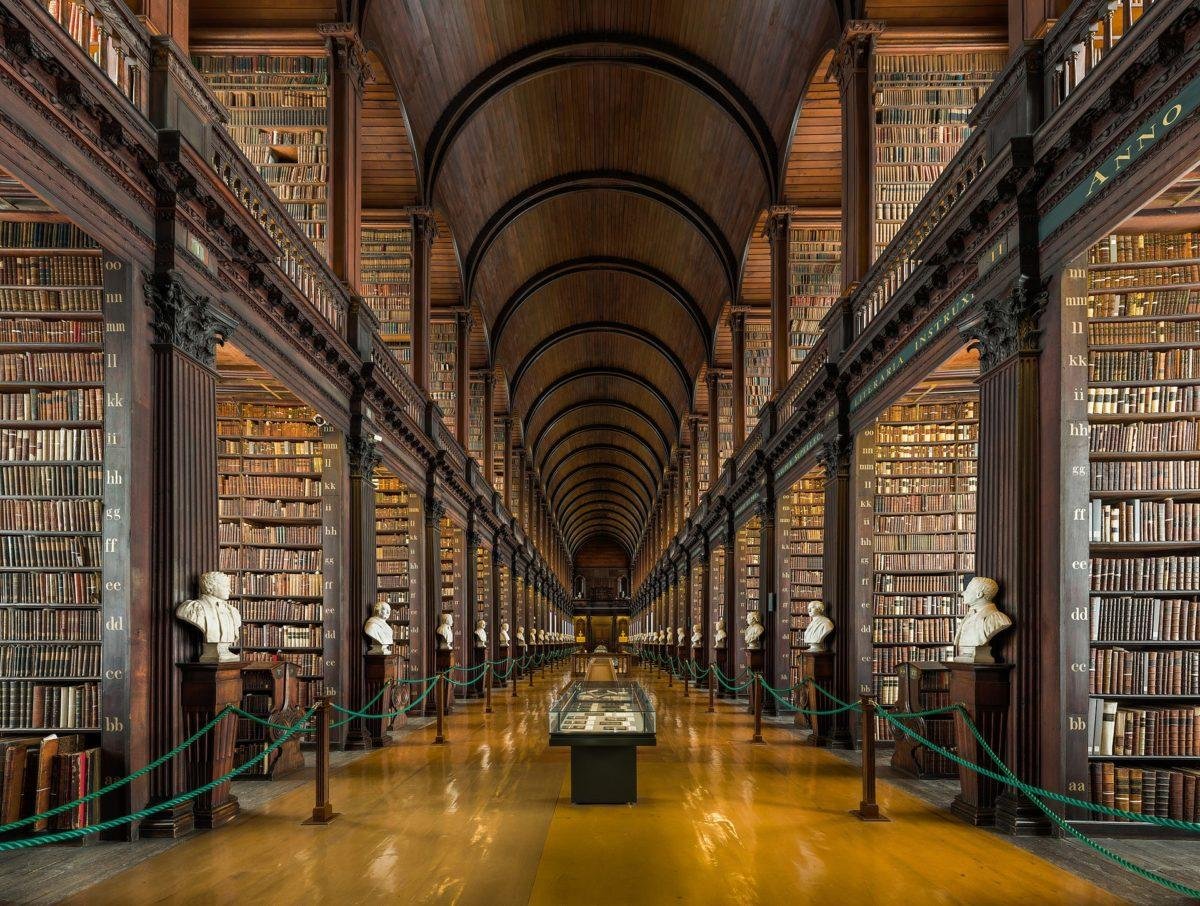 trinity College Library, Ireland most beautiful libraries 