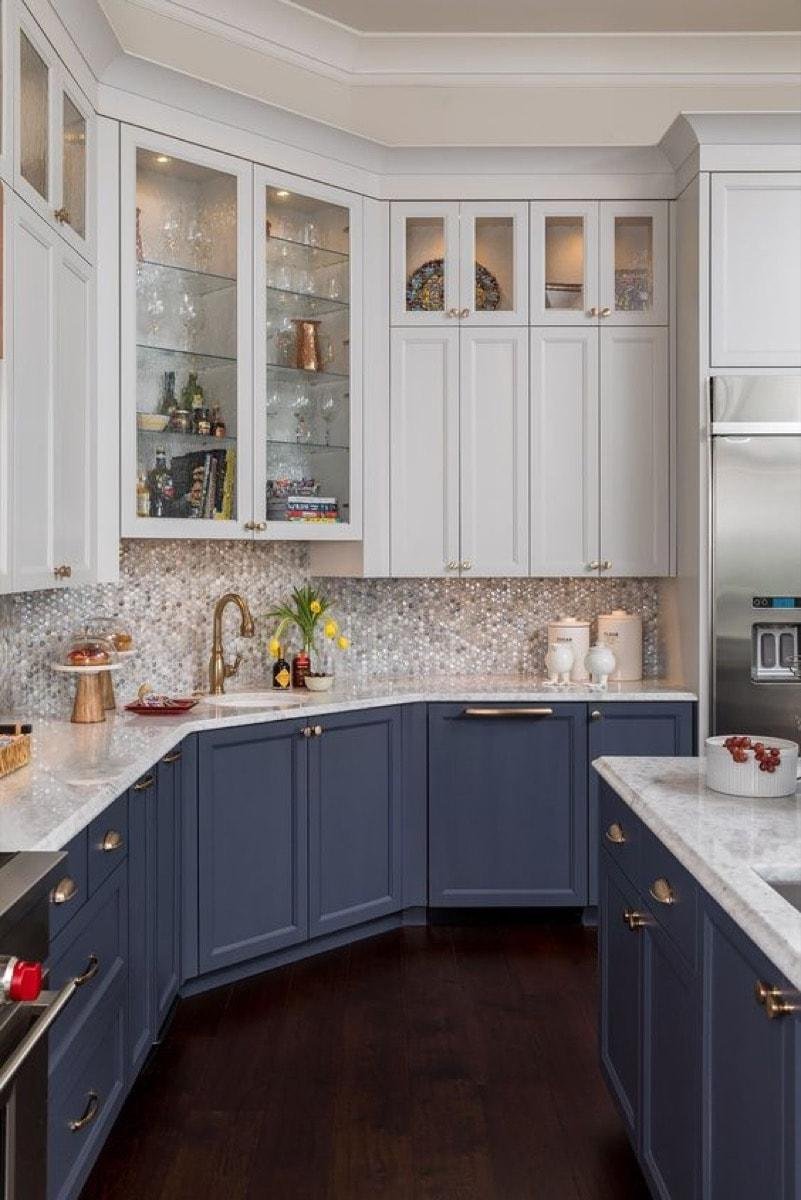 luxury kitchen ideas toned cabinets 