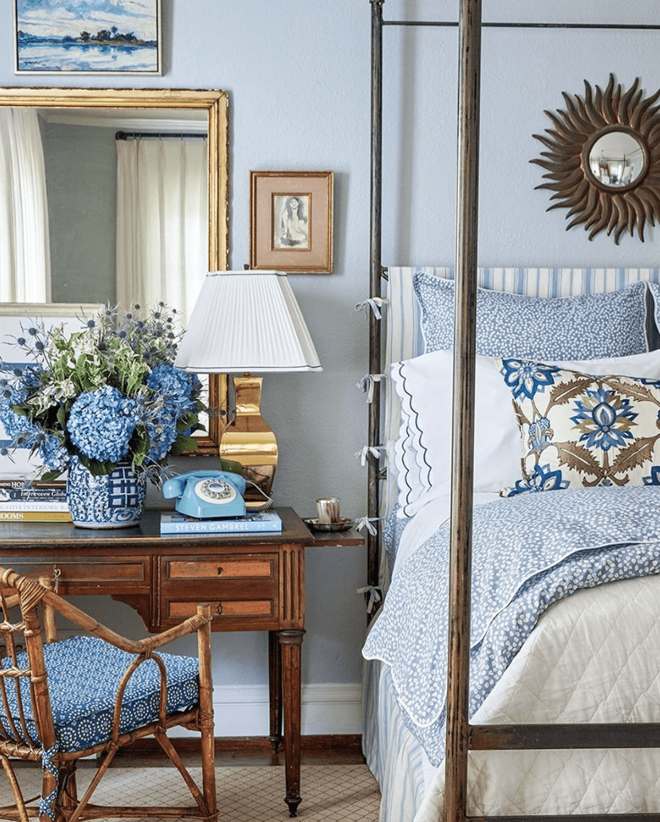 relaxing blue bedroom ideas