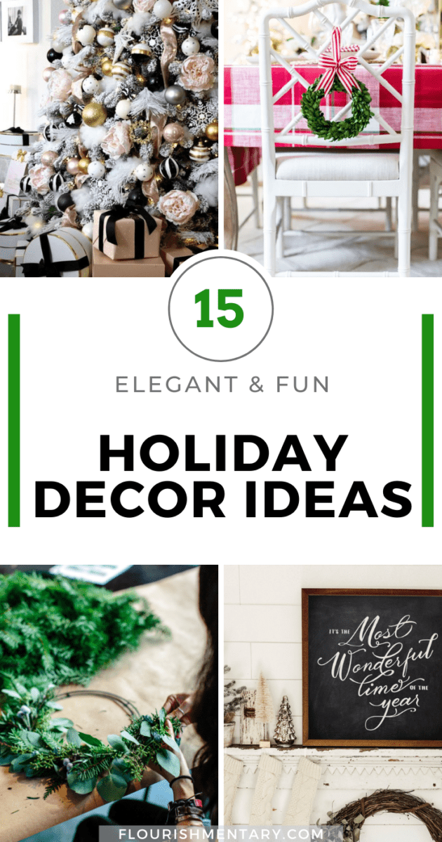 holiday decor ideas elegant 