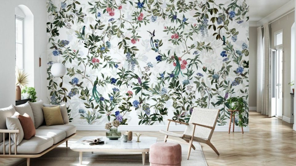 Why Hanging Wallpaper On Your Bookshelves Is the Best Home Makeover Idea