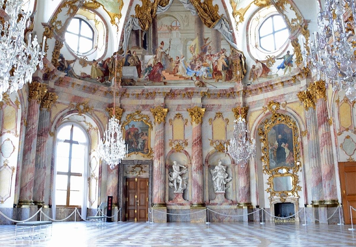 The Kaisersaal in the Würzburg Residence by Balthasar Neumann (1749–1751) 