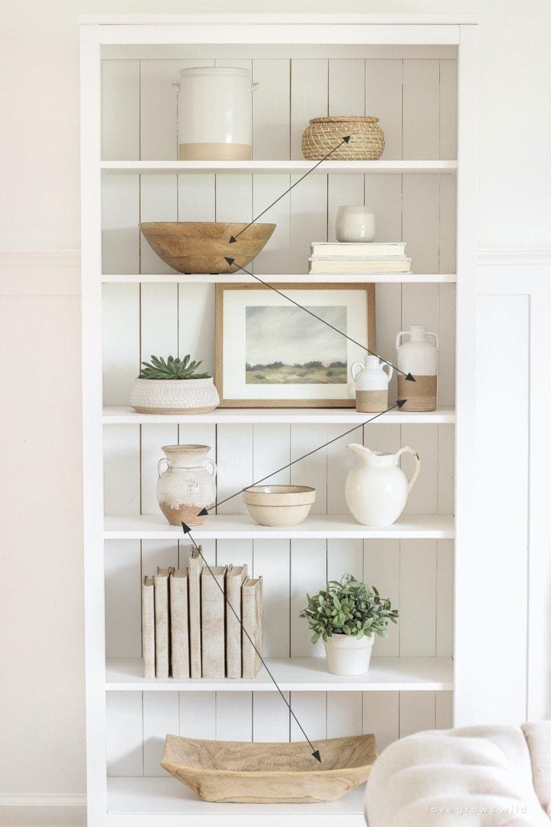 styling your bookshelves