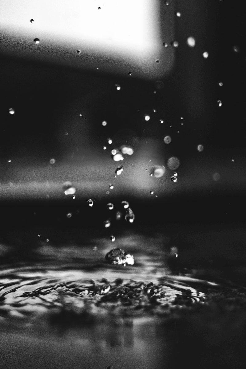 Water droplet dark wallpapers
