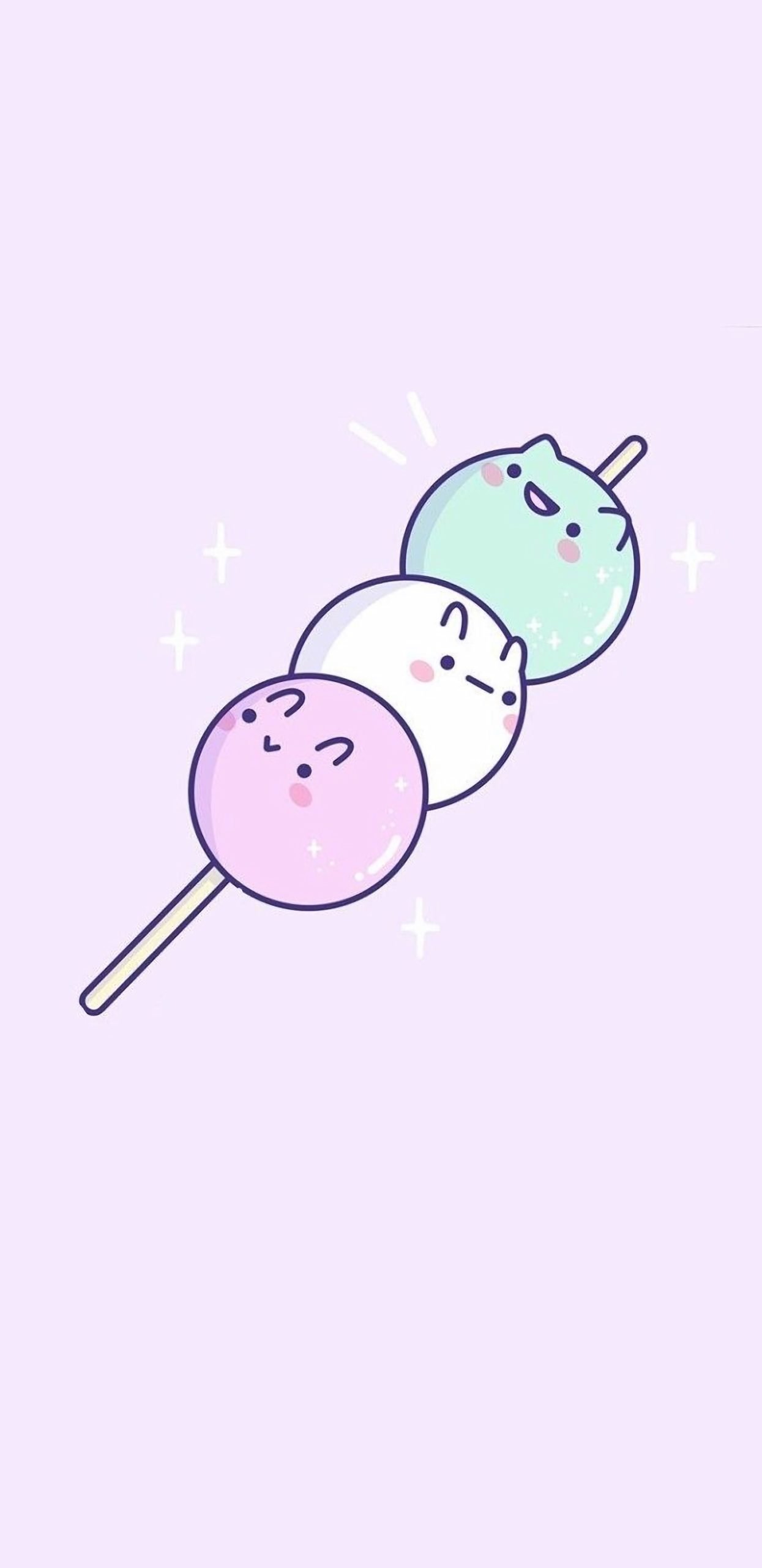 Pastel Kawaii Aesthetic iPhone Wallpaper