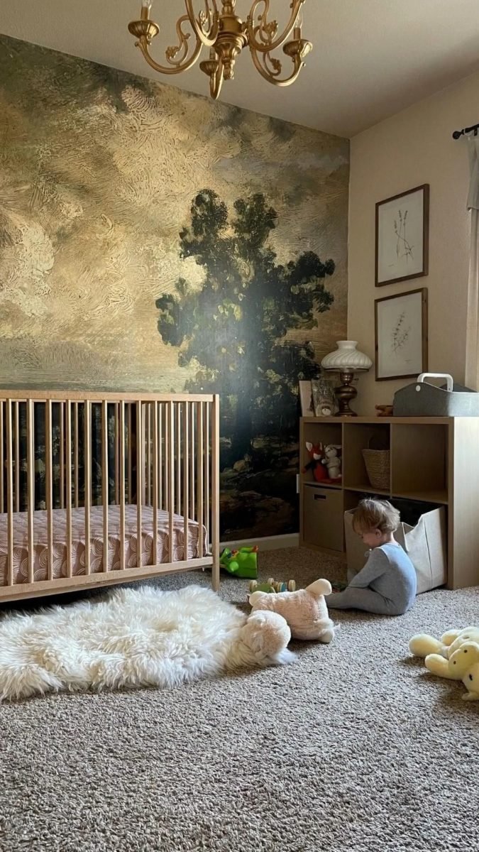 Nursery Room Ideas 2023 8. Moody Nursery